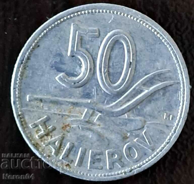 50 Halers 1943, Slovacia