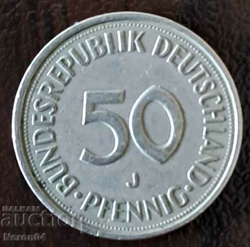 50 pfennig 1982 J, FR Germany with price 2.99 BGN | € 1.53 50 pfennig 1982 J, FR Germany with price 2.99 BGN | € 1.53