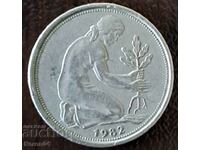 50 pfennig 1982 J, FR Germania