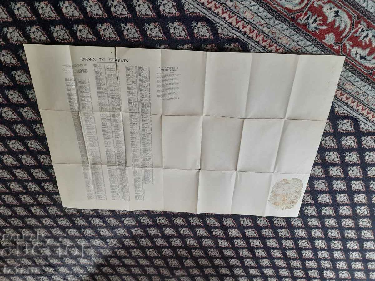 Delivery of Old map of Central London Delivery of Old map of Central London