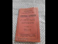 Old map of Central London