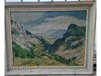 Стар Алпийски пейзаж на худ Eugen Nell от 1951 г.