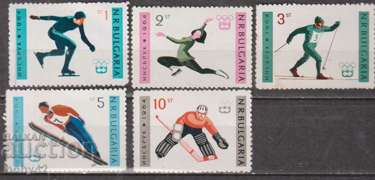 bk 1482-1486 Winter Olympic Games Innsbruck, 64 (without 13 st.)