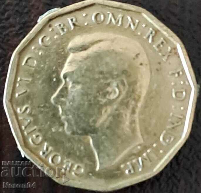 3 pence 1940 Great Britain with price 1.99 BGN | € 1.02