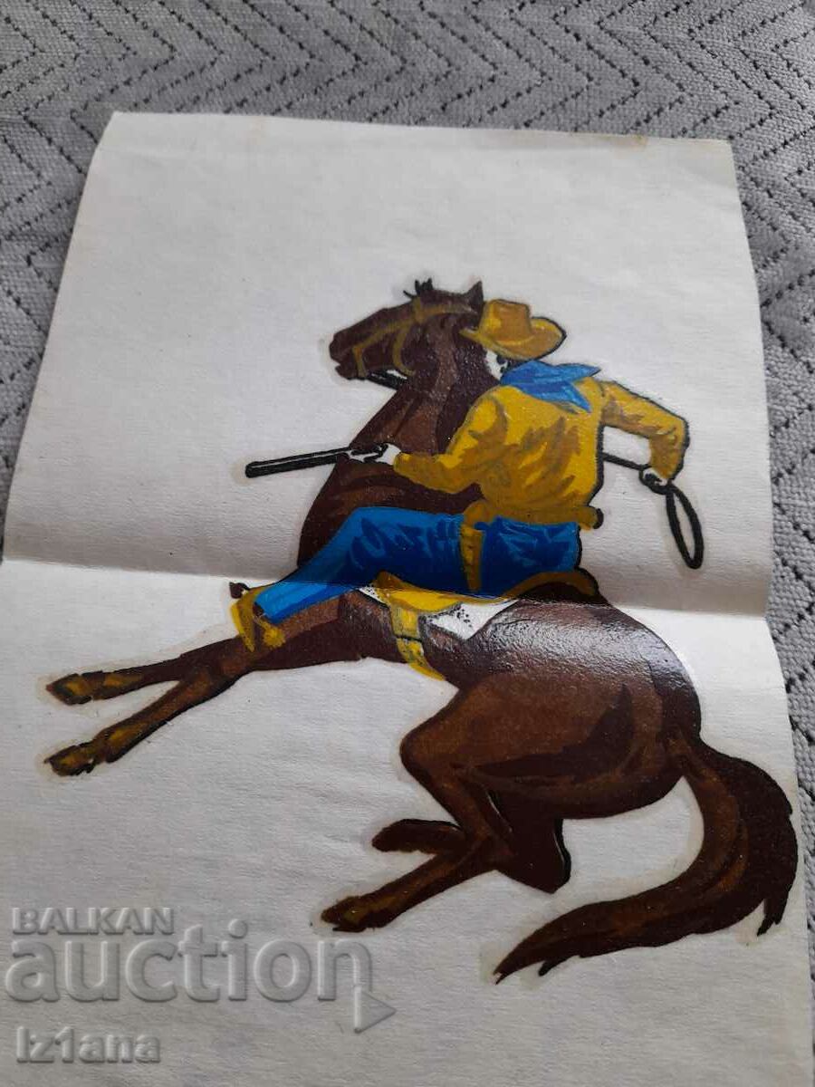 Αυτοκόλλητο παλιό καουμπόη με τιμή 10.00 BGN | € 5.11 Αυτοκόλλητο παλιό καουμπόη με τιμή 10.00 BGN | € 5.11