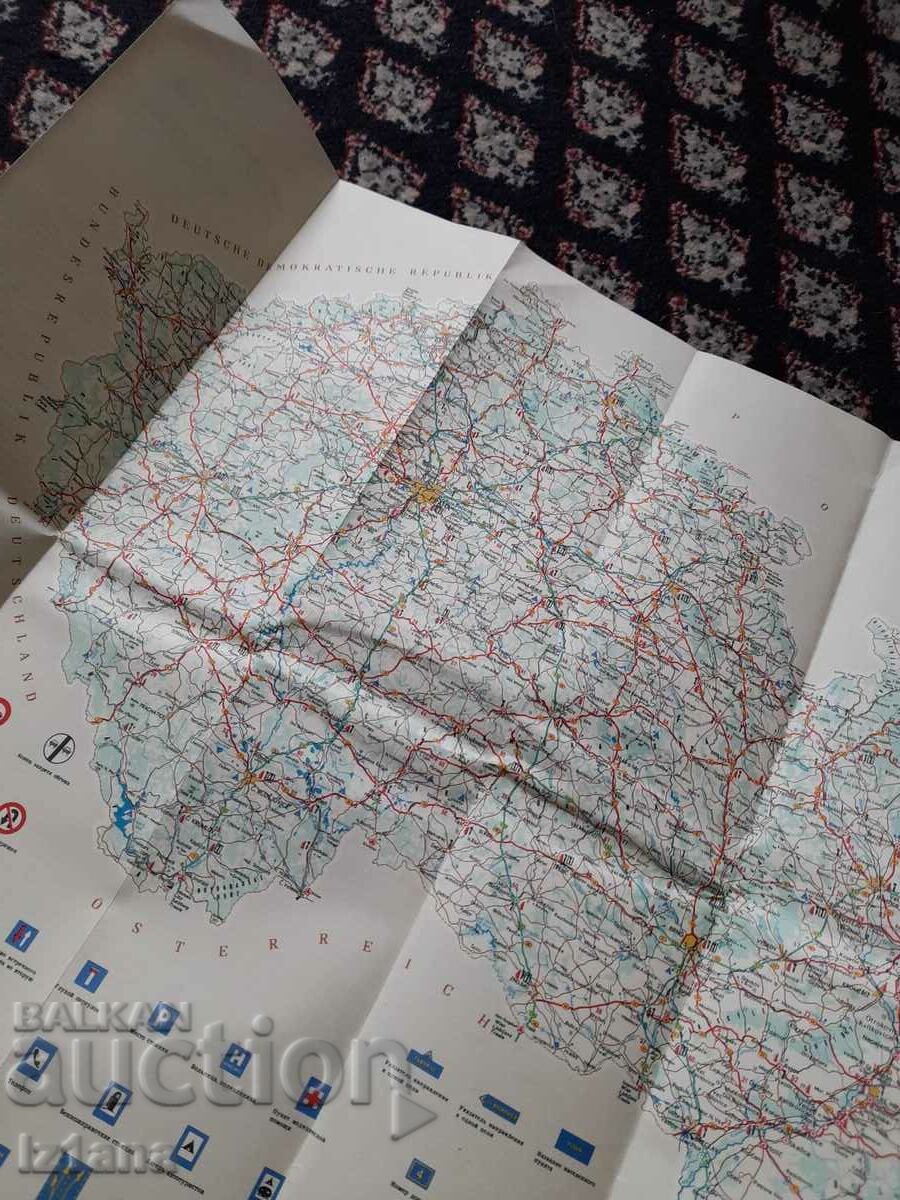 Delivery of Old car map of Czechoslovakia Delivery of Old car map of Czechoslovakia