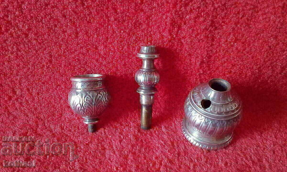 Delivery of Metal silver plated cigarette hookah pipe Delivery of Metal silver plated cigarette hookah pipe