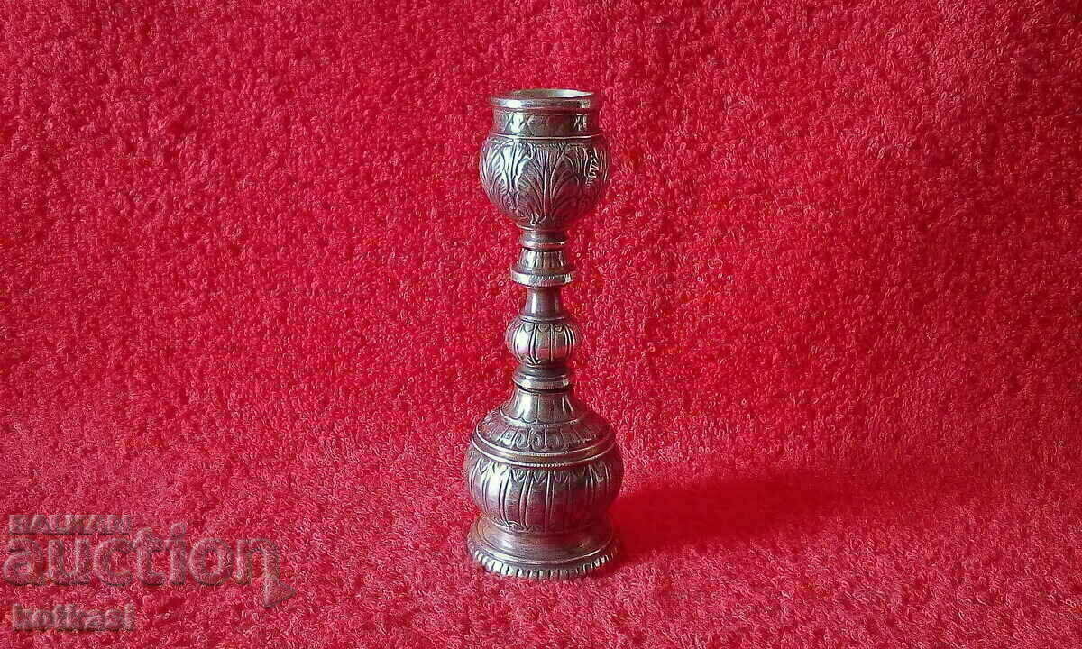 Metal silver plated cigarette hookah pipe - 6 Metal silver plated cigarette hookah pipe - 6