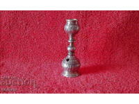 Pipa de narghilea metalica placata cu argint