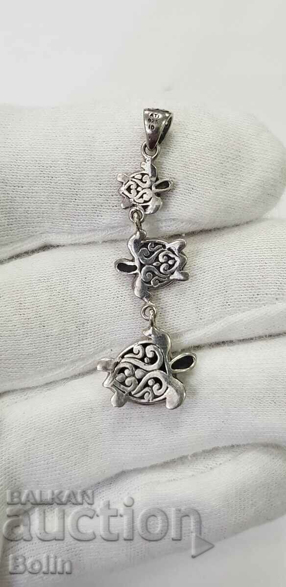 Delivery of Silver medallion, pendant turtles, turtle 925 pr.