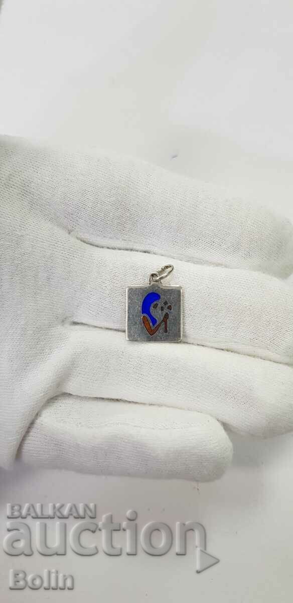 ARTĂ medalion din argint și email 925 î.Hr. - Europa - 6