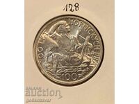 Cehoslovacia 100 de coroane 1949 Argint UNC !