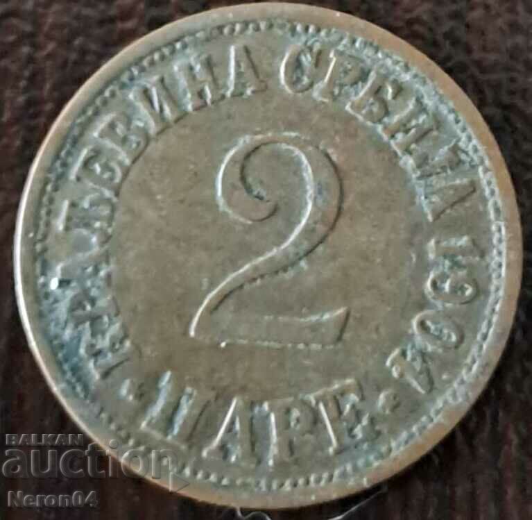2 pare 1904, Serbia