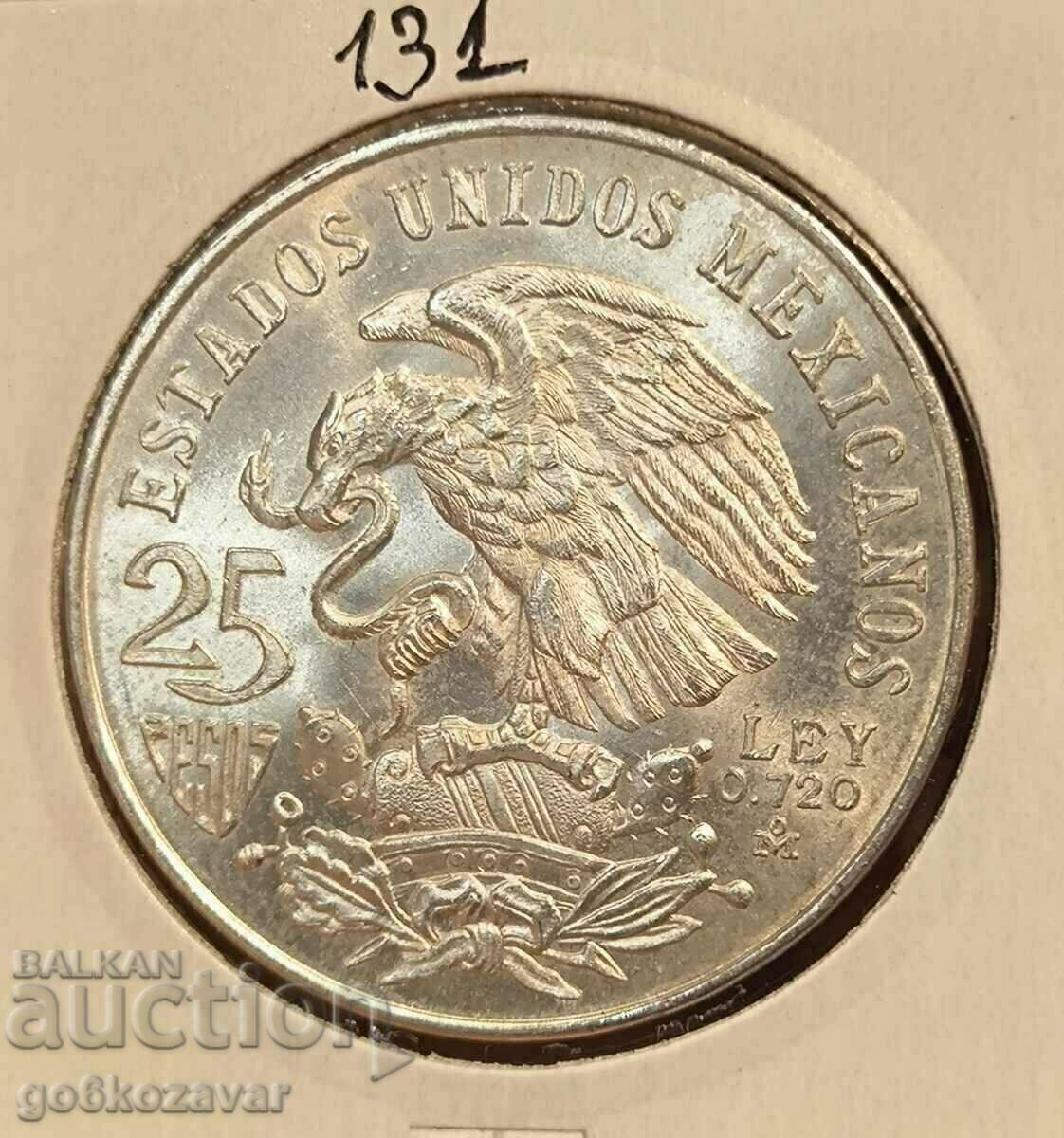 Mexico 25 pesos 1968 Silver! UNC! Mexico 25 pesos 1968 Silver! UNC!