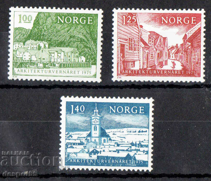 1975. Νορβηγία. Ευρωπαϊκό Έτος Συντήρησης Κτιρίων.