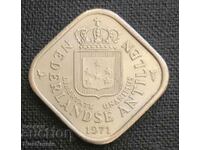 Ολλανδικές Αντίλλες. 5 σεντς 1971 UNC.