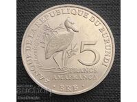 Burundi.5 francs 2014.Balaeniceps rex.UNC.