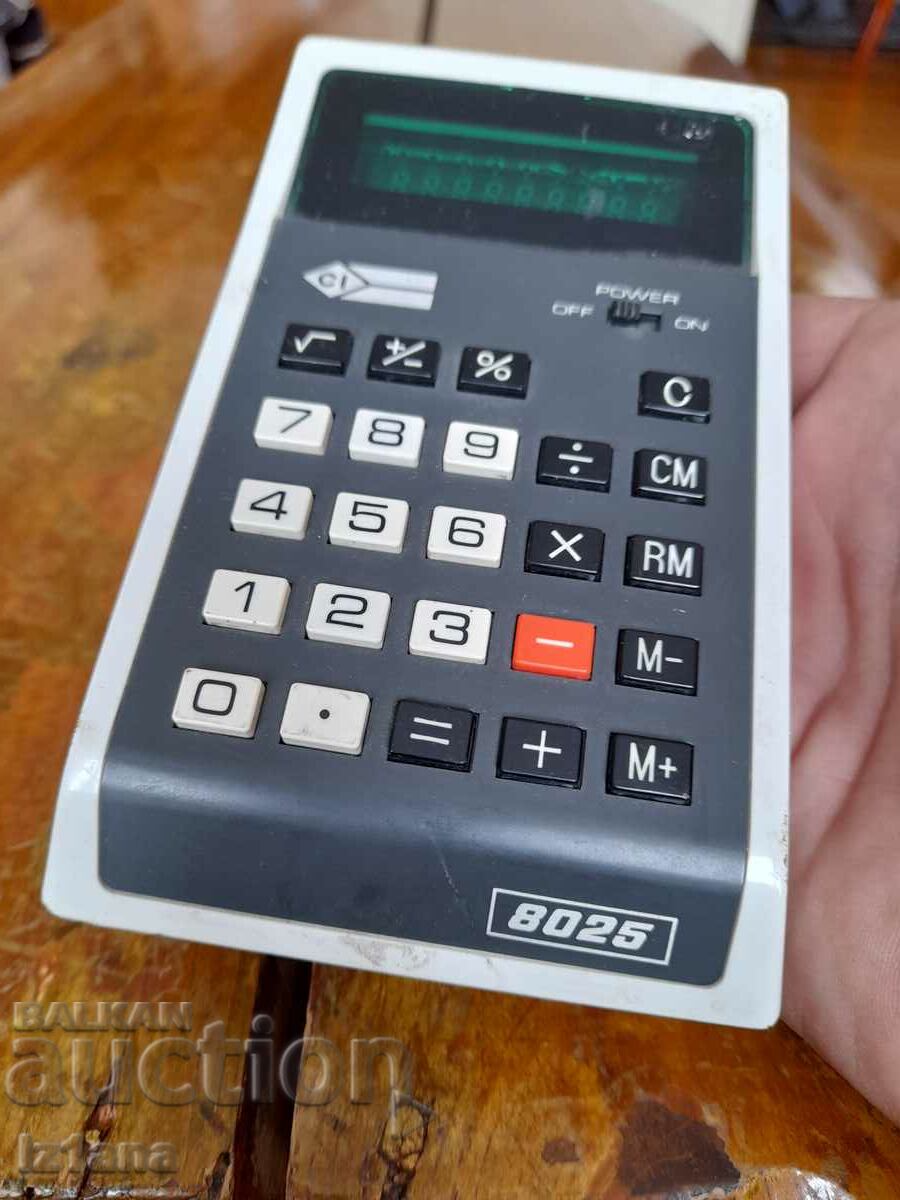 Auction Old 8025 calculator Auction Old 8025 calculator