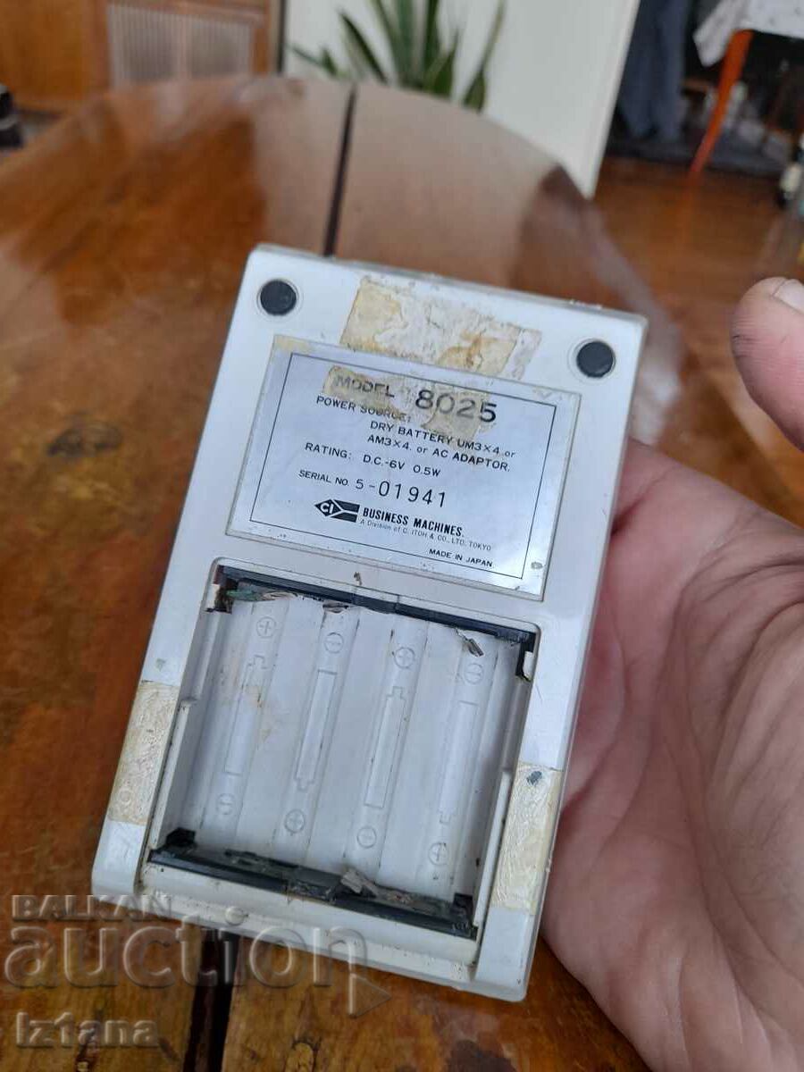 Delivery of Old 8025 calculator Delivery of Old 8025 calculator