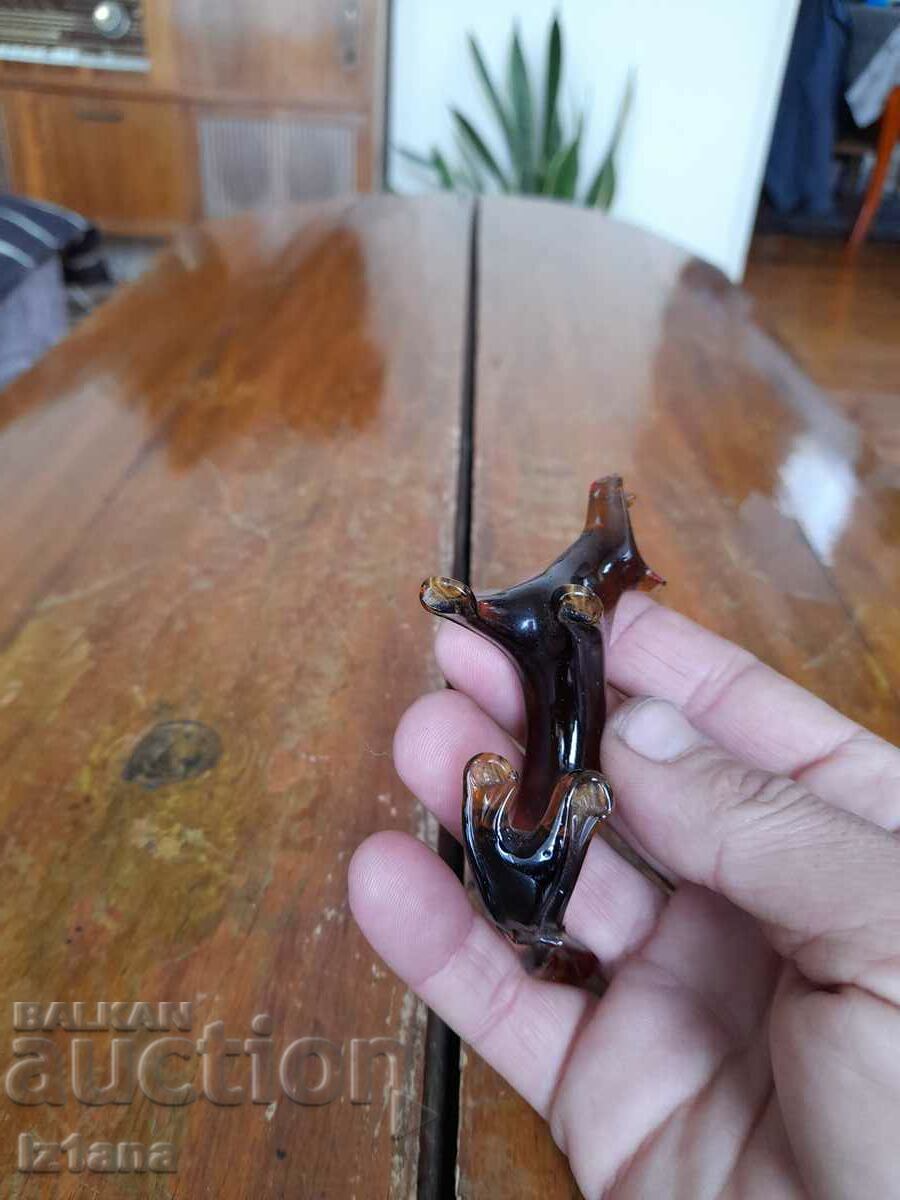 Old glass figure, Dog figure - 5 Old glass figure, Dog figure - 5