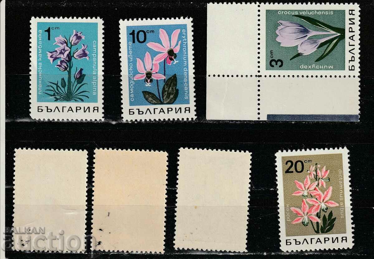 Bulgaria 1968. Flori BK№ 1855/61 curat