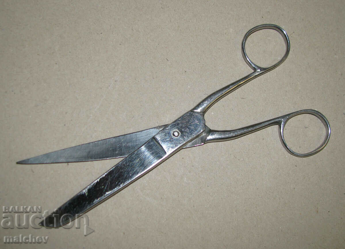 Old scissors 21 cm perfectly preserved, for paper, cardboard, fabrics