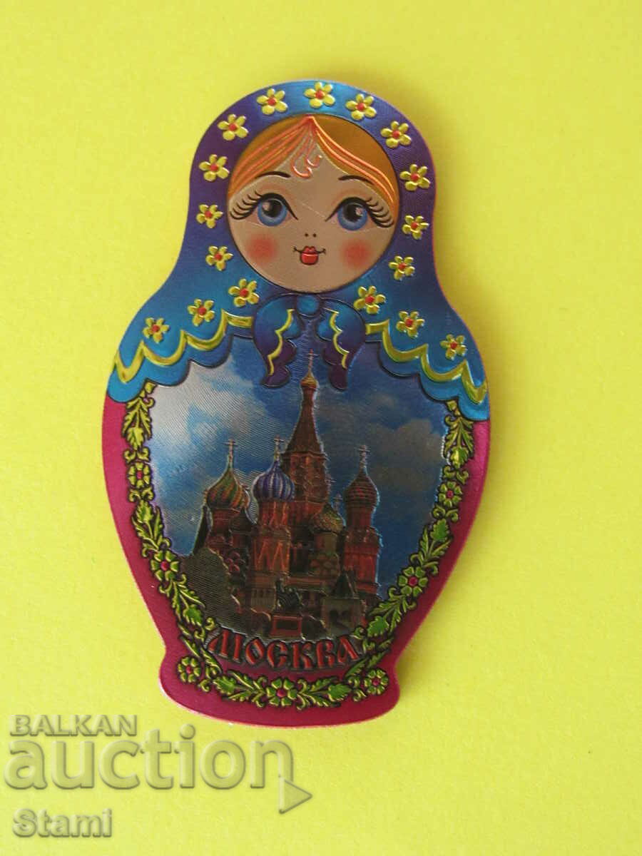 Authentic stereo magnet matryoshka from Russia-series-2 with price 7.50 BGN | € 3.83 Authentic stereo magnet matryoshka from Russia-series-2 with price 7.50 BGN | € 3.83