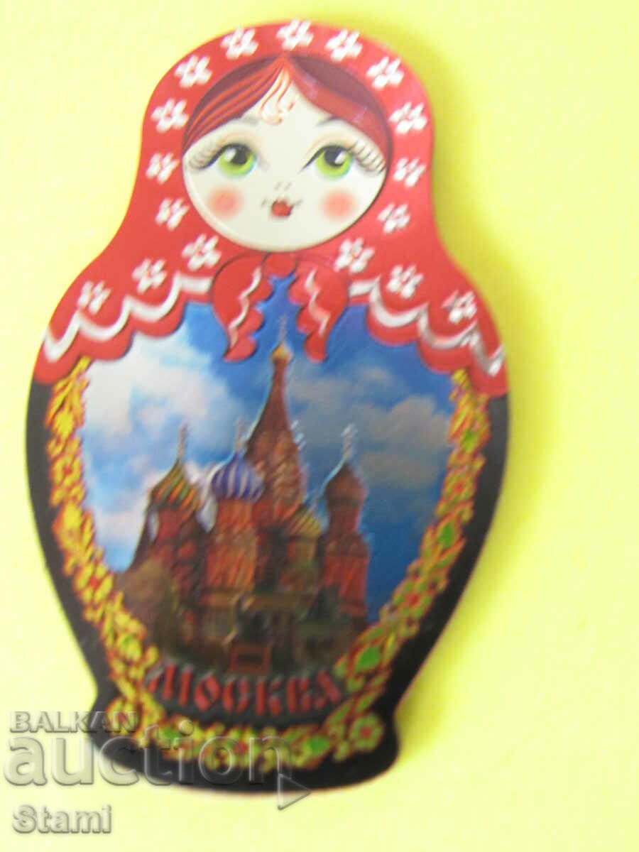 Authentic stereo magnet matryoshka from Russia-series-2 with price 7.50 BGN | € 3.83