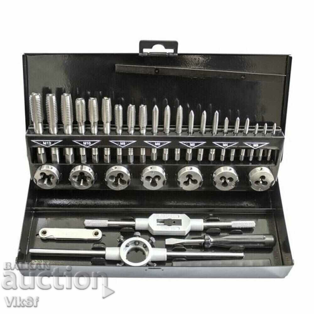 Flats and taps metric 32-piece set PATRON P-M032-1 - 5 Flats and taps metric 32-piece set PATRON P-M032-1 - 5