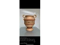 Vasă etruscă - Reproducere muzeală din Italia