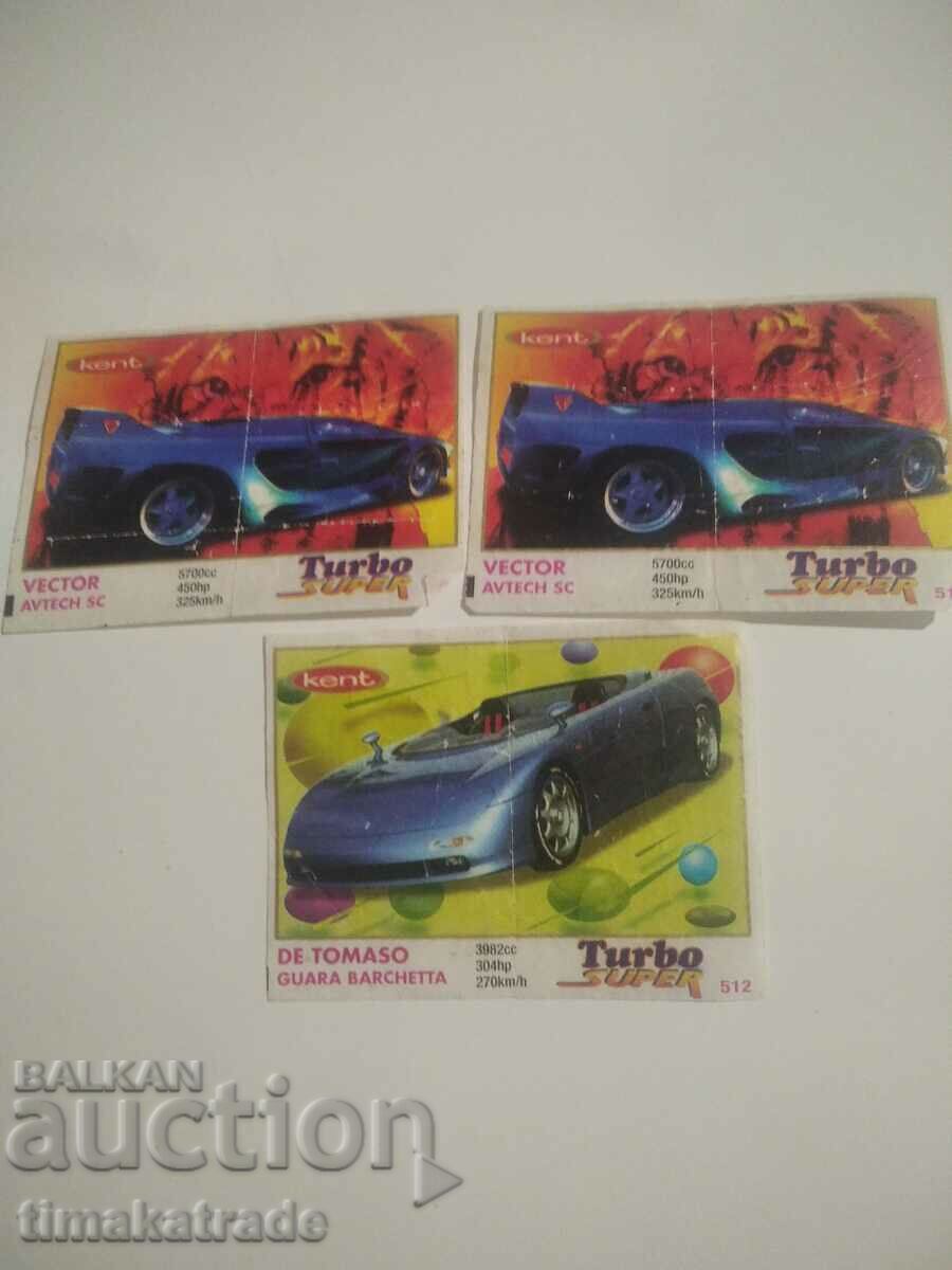 Лот Картинки от дъвки Turbo super 471-540