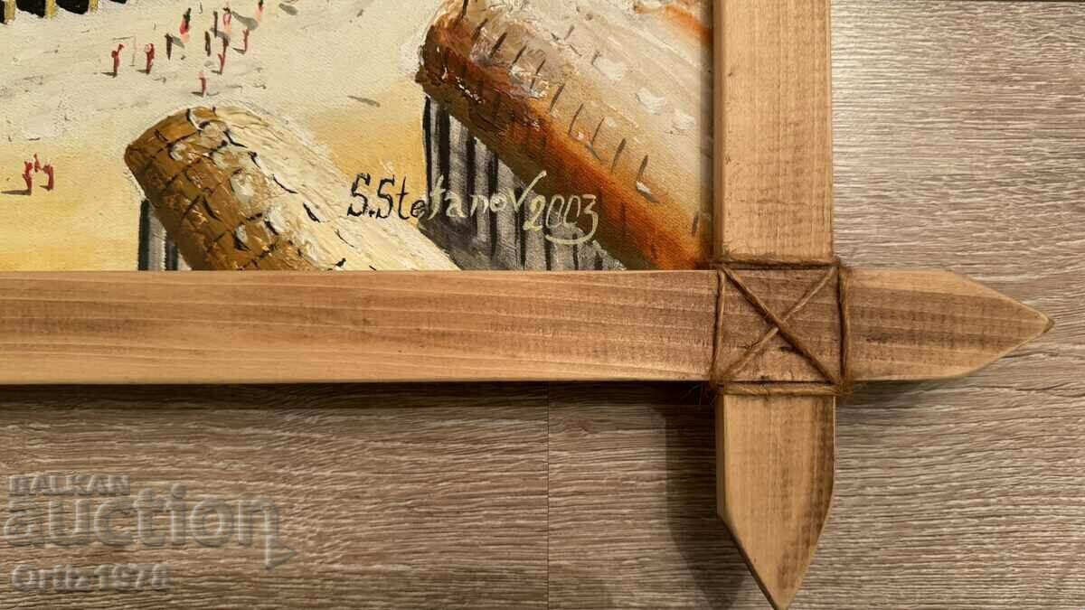 Delivery of Large painting, oil, canvas, S. Stefanov – "Coliseum" Delivery of Large painting, oil, canvas, S. Stefanov – "Coliseum"