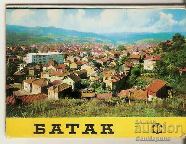 Картичка  България  Батак Албум с изгледи