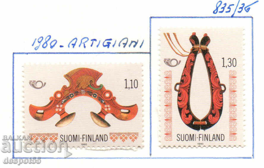 1980 Финландия. Северно издание - Старо декоративно изкуство