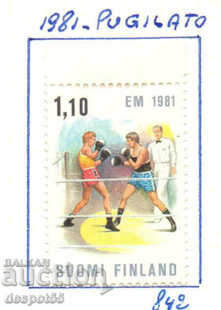 1981. Финландия. Европейско първенство по бокс.