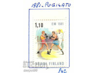 1981. Finlanda. Campionatul European de box.