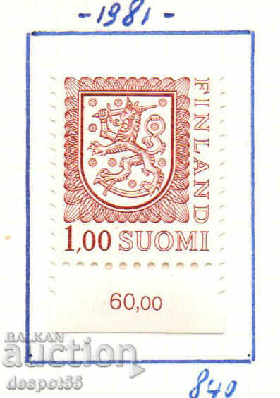 1981. Finlanda. Leu.