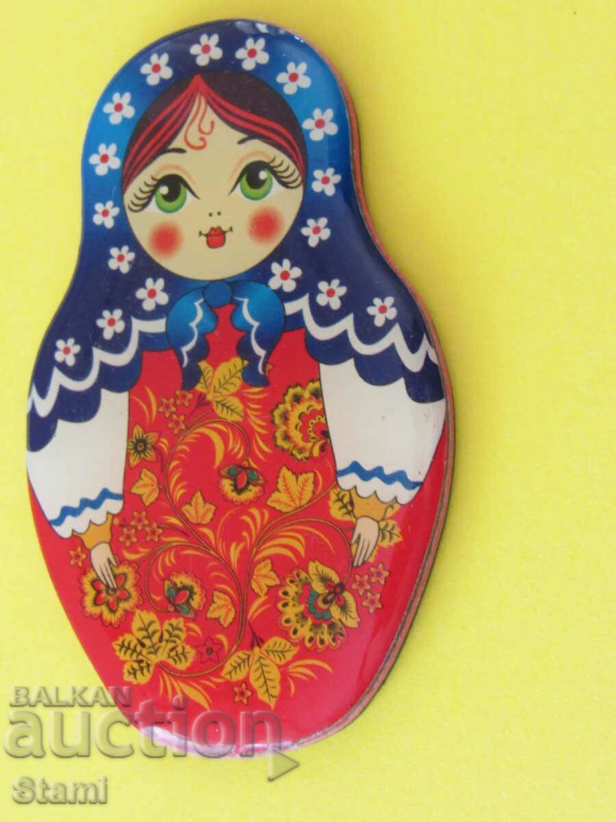 Authentic matryoshka magnet from Russia-series-2 with price 7.90 BGN | € 4.04