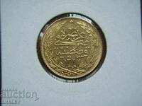 100 Piastres 1910 Turkey (1327 - year 3) Turkey - AU (gold)