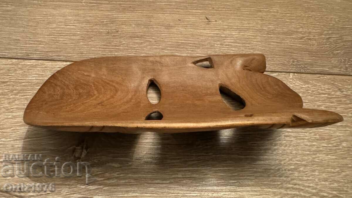 African small wooden mask, handmade. - 5 African small wooden mask, handmade. - 5