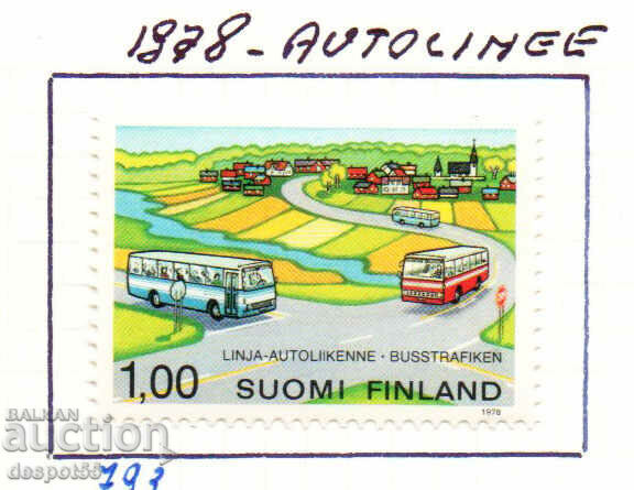 1978. Finland. Traffic by bus.