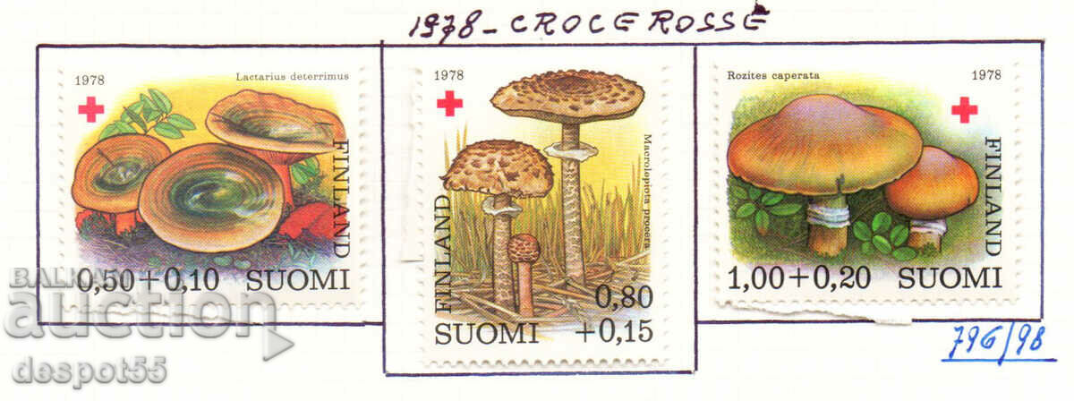 1978. Finlanda. Ciuperci comestibile.
