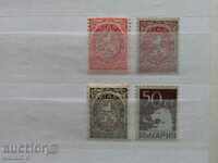 Bulgaria "lions" from 1925 194/197 of the catalog