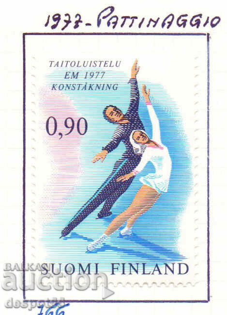 1977. Φινλανδία. Ευρωπαϊκό Πρωτάθλημα καλλιτεχνικού πατινάζ.