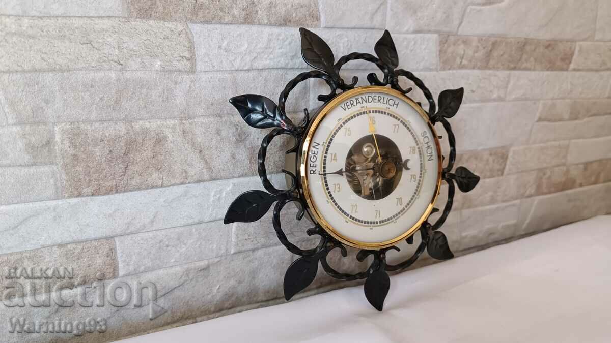 Auction Old German barometer - 1970" year - Antique Auction Old German barometer - 1970" year - Antique