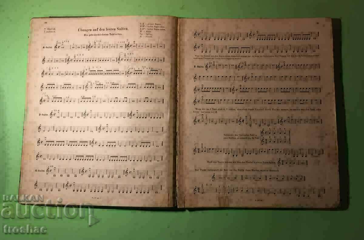 Delivery of Very Rare Book Practical Violin School 1891