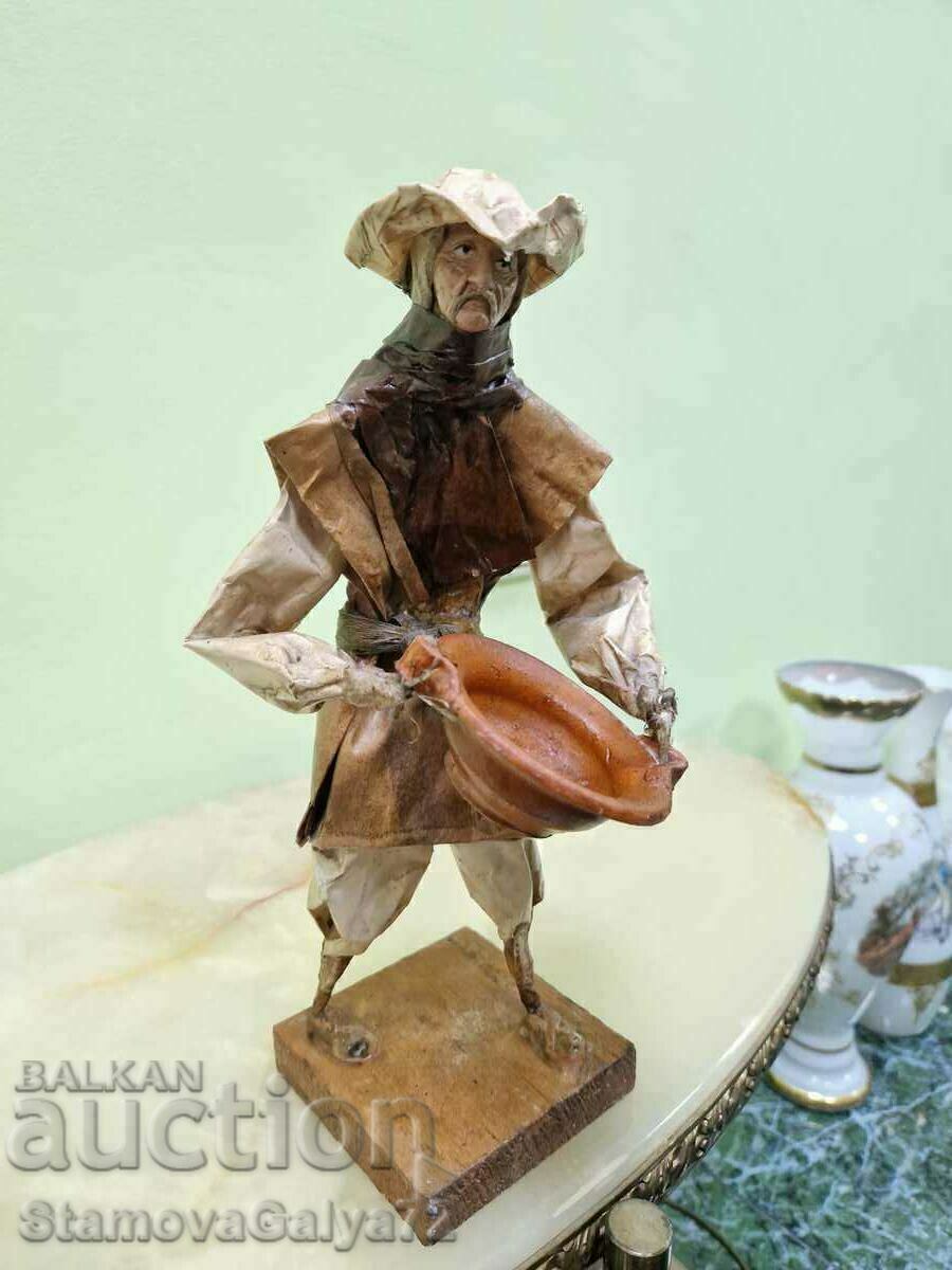 Auction  A wonderful antique Mexican Papier Mache figure