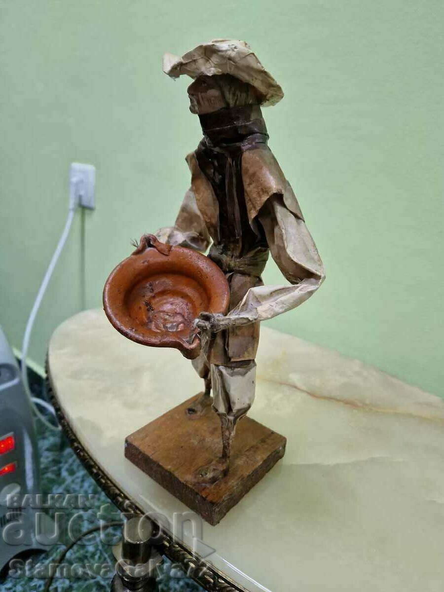 Παράδοση Μια υπέροχη αντίκα μεξικάνικη φιγούρα Papier Mache Παράδοση Μια υπέροχη αντίκα μεξικάνικη φιγούρα Papier Mache