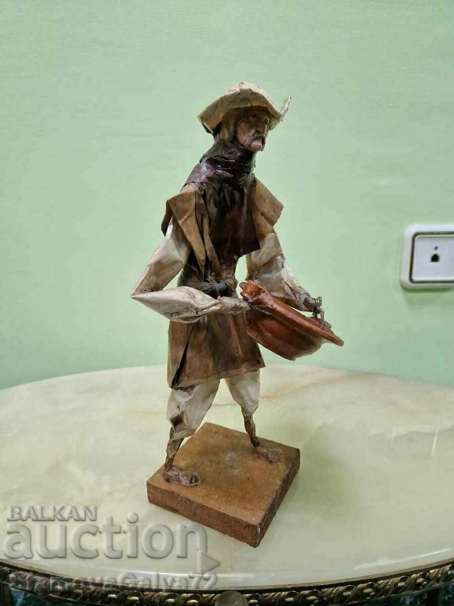 A wonderful antique Mexican Papier Mache figure - 5