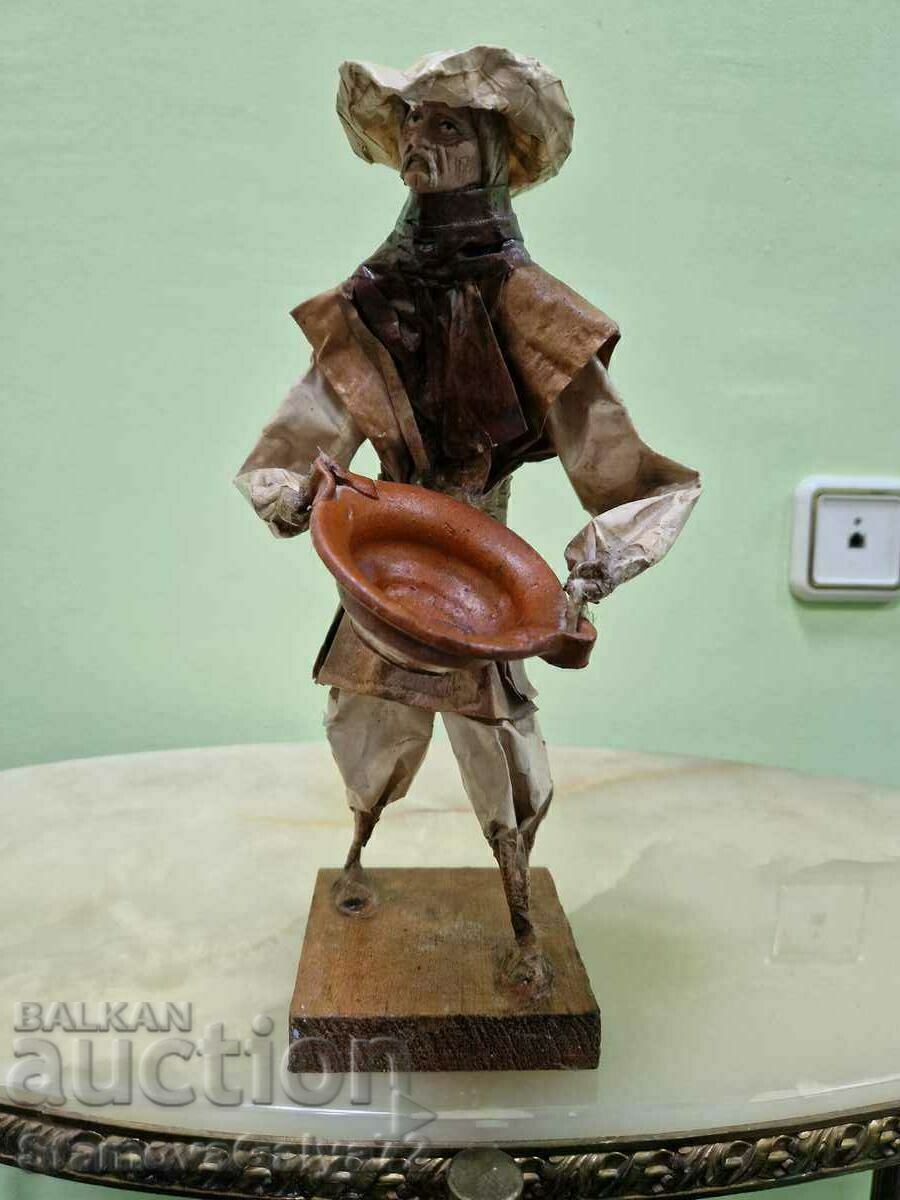 Μια υπέροχη αντίκα μεξικάνικη φιγούρα Papier Mache Μια υπέροχη αντίκα μεξικάνικη φιγούρα Papier Mache